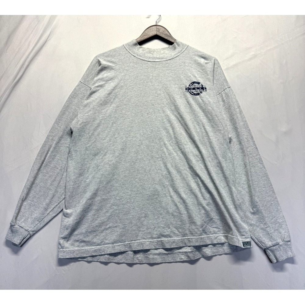 VTG Gear For Sports Shirt Mens XL‎ Gray Cotton Graphic Luther Norse College Logo